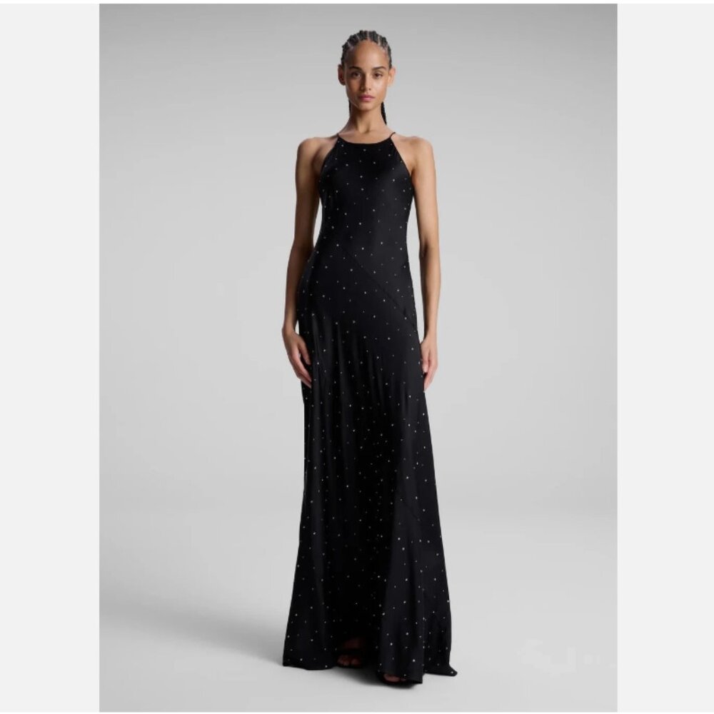 A.L.C Sybil Embellished Sleeveless Maxi Dress